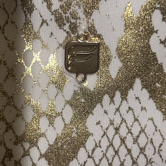 Fabletics Define PowerHold High-Waisted 7/8 Legging in Copper Foil Snake Medium - Picture 2 of 11